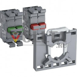 ABB Stotz-Kontakt MCBH-20, контактный блок 2S с держателем для неподсвечиваемых элементов управления, 1SFA611605R1102