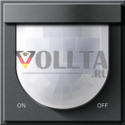 Gira 230267 TX44 System2000 датчик движения, 2 крышка, комфорт цвет:антрацит