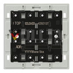 Jung 42921ST KNX универсальный двухпозиционный кнопочный модуль