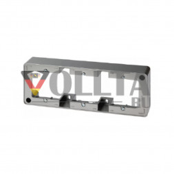 Berker 10319004 Arsys накладной корпус,3 группы, цвет: благородная сталь