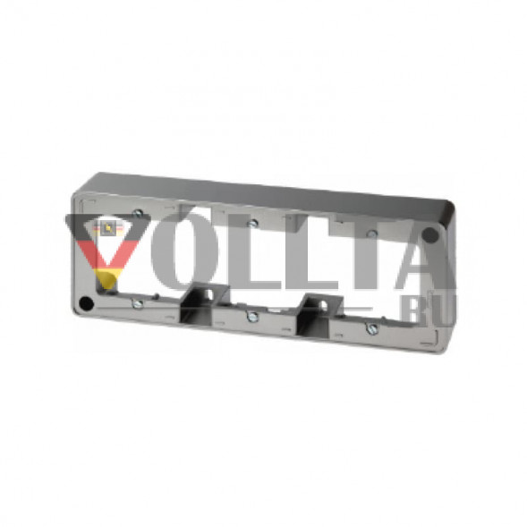 Berker 10319004 Arsys накладной корпус,3 группы, цвет: благородная сталь