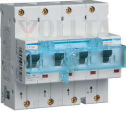 Переключатель Hager HTN680C SLS 3-полюсный+N Cs-80A DIN-рейка