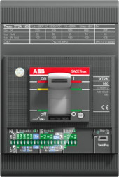 ABB Stotz-Kontakt XT2L 160 Ekip I In=100A 3p FF , XT2L 160 Ekip I IN=100A 3P FF Компактный автоматический выключатель Tmax XT2 , 1SDA067922R0001