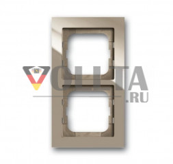 Busch-Jaeger 1722-299 Axcent рамка двойная, maison-beige
