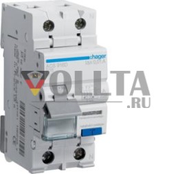 Hager ACS916D УЗО/автоматический выключатель 1P+N 6kA B16A 0.01AA QC&amp;QB
