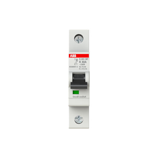 Автоматический выключатель ABB Stotz-Kontakt 2CDS271445R0557 S201MT-K40 K-Char.10kA 40A 1P