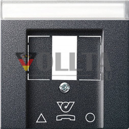 Gira 086028 System55 TDO-Компьютерная розетка, крышка, с маркировкой цвет:антрацит