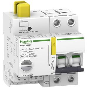 Schneider Electric A9C66210 ACTI9 IC60H TI24 D10A 2-полюсный дистанционно переключаемый автоматический выключатель