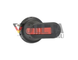 ABB Stotz-Kontakt OHB65J6E311, пистолетная рукоятка, черная, 65 мм, вал 6 мм, маркировка IP65 I-0-II, 1SCA022662R4730