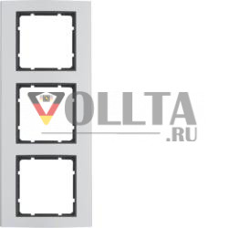 Berker 10133004 рама алюминий/антрацит Berker B.3