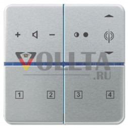 Jung RANCD5140TSPT CD500  клавишный блок с Radio цвет: платина