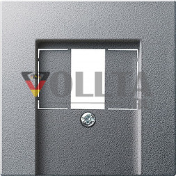 Gira 027626 System55 Телефон/Динамик/USB крышка, цвет: алюминевый
