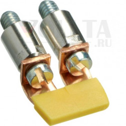 Соединительная планка Hager KWJ04B2 4 кв.мм 2-сторонняя изолированная
