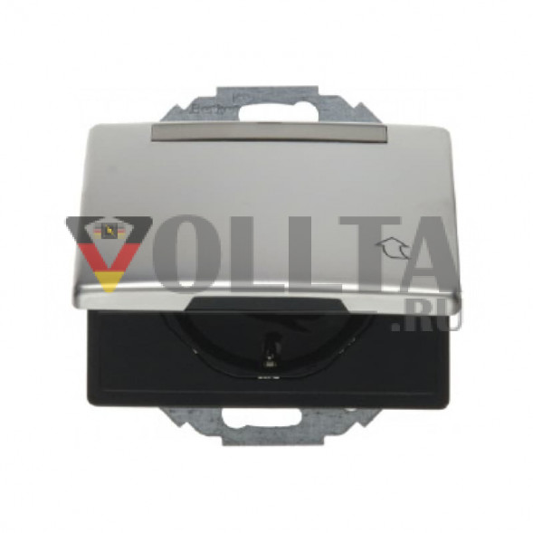 Berker 47580004 Arsys SCHUKO-розетка  16А, цвет: благородная сталь