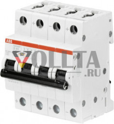 Автоматический выключатель ABB Stotz-Kontakt S204MT-C25UC C25A 4-полюсный, 10 кА, 2CDS274065R0254