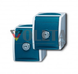 Busch-Jaeger 20/20EWSL-53 Ocean Zwei SCHUKO-Розетки цвет:серый
