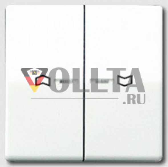 Jung AS591-5KO5PWW AS500 KNX кнопка, клавиша крышка, цвет: альпийский белый