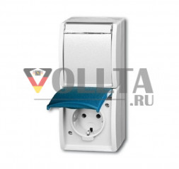 Busch-Jaeger 20-02EWN-53 Ocean SCHUKO-розетка  цвет:серый