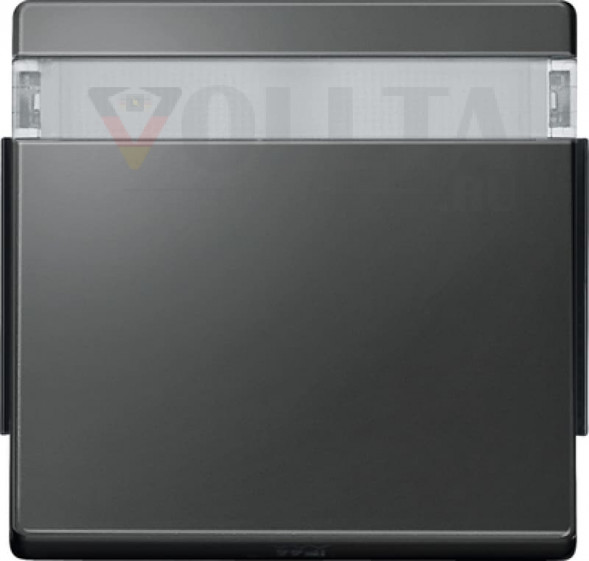 Merten 343914    Aquadesign   выключатель света/датчик крышка, цвет:антрацит