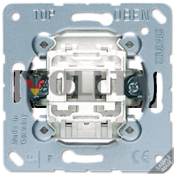 Клавишный переключатель Jung 501-20U, 20 AX 250 В ~, Выкл. 1-полюсный.