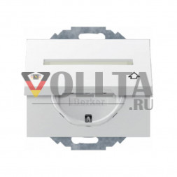 Berker 47487109 K1 SCHUKO-розетка  16А, цвет:полярная белизна, тон:глянец