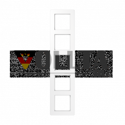 Рама Jung AF585BFWW 5-позиционная, вертикальный и горизонтальный монтаж, термопластик, A FLOW, альпийский белый
