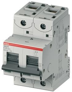 ABB Stotz-Kontakt S802C-K63, высокопроизводительный автоматический выключатель, 63A,K,415VAC=Icu 25kA,2P, 2CCS882001R0597