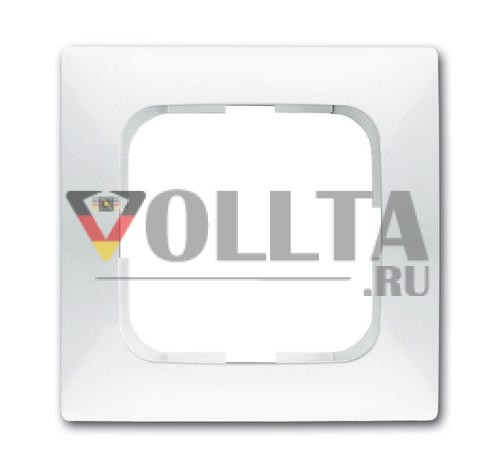 Busch-Jaeger 2CKA001725A1474 1721-214 1-сторонняя альпийская белая рамка