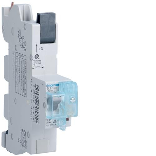 Hager HTS116C3 SLS переключатель 1-полюсный Cs-16A шина QC