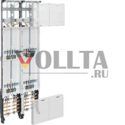 Hager ZK53X7 полная панель 2-панельная H1400 4ZP