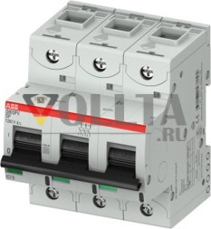 ABB Stotz-Kontakt S803PV-SP100, предохранитель для цепи S803PV-SP100 1200 В постоянного тока, 100 А, 3-полюсный, 2CCF019620R0001