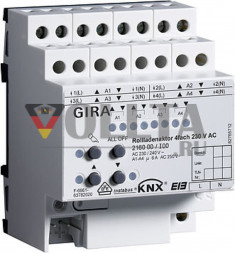 Gira 216000 Активатор жалюзи, четверная