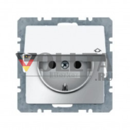 Berker 47516079 Q1 SCHUKO-розетка  16А, цвет:полярная белизна