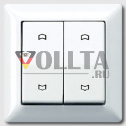 Jung AS590-5MPWW AS500 KNX двойная кнопка полная плата цвет: альпийский белый