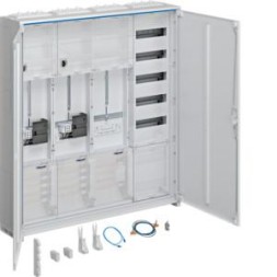 Hager ZB345C25LS 2ZP 3p. H=1100 мм 4-х полевой комплектный шкаф