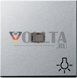 Gira 063026 System55 выключатель света/датчик крышка, цвет: алюминевый