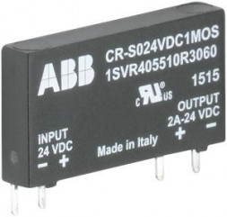 ABB Stotz-Kontakt CR-S024VDC1MOS, вставной оптрон Вход = 24 В постоянного тока, Выход = 2 А/24 В постоянного тока MOS-FET, 1SVR405510R3060