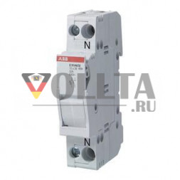ABB Stotz-Kontakt E 91/20, предохранитель-разъединитель, 1-полюсный, 20 А для плавкой вставки 8,5 x 31,5 мм, 2CSM200983R1801