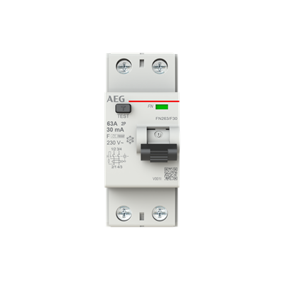 Busch-Jaeger 2CSF702356R1630 FN263/F30 2P Тип F 63A 30mA устройство защитного отключения