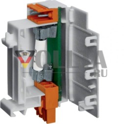 Коробка предохранителей Hager KU9S10HZ 1A 230V 25kA 2-полюсная упаковка из 10 шт.