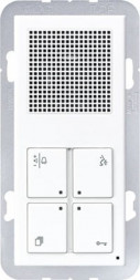 Jung TKISA514ADSW AS500 TKM Домофонная система внутреняя, Audio цвет: черный