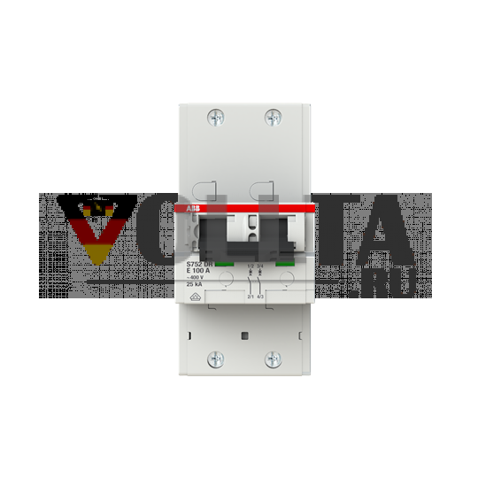 ABB Stotz-Kontakt 2CDH782010R0822 S752DR-E 100 25kA E100A 2P миниатюрный автоматический выключатель