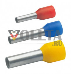 Klauke 471/8 Наконечники 1mm изолированные, цвет: красный 100 штук
