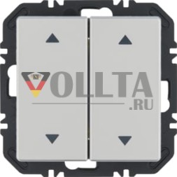 Berker 24126284 Enocean 2f Pfeil Qx алюминиевый настенный радиопередатчик