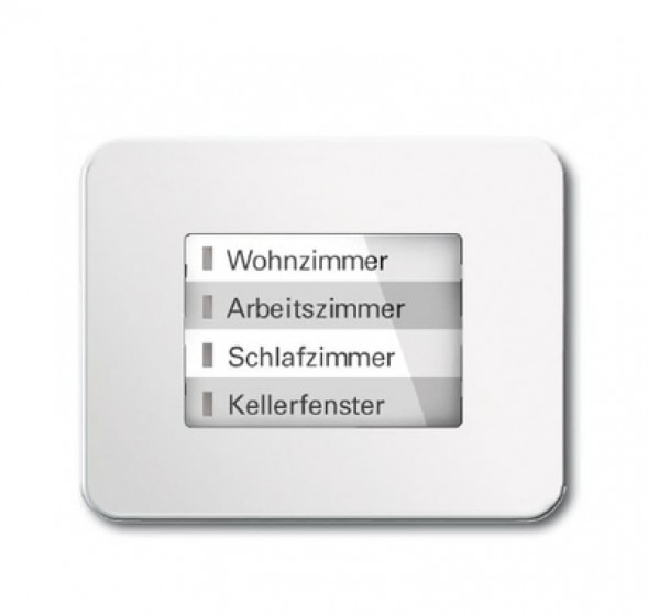 Busch-Jaeger 6730-24G    Alpha LED-Дисплей  WaveLINE цвет: алебастр
