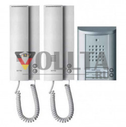 Ritto 1841220 Entravox Audio 2 Квартирный SET цвет: серебрянный анодированный