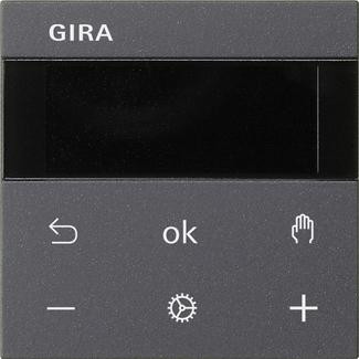 Gira 539428 S3000 RTR BT System 55 антрацитовый комнатный терморегулятор