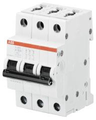 ABB Stotz-Kontakt S203-K6, Автоматический выключатель K-Char., 6 кА, 6 А, 3П, 2CDS253001R0377