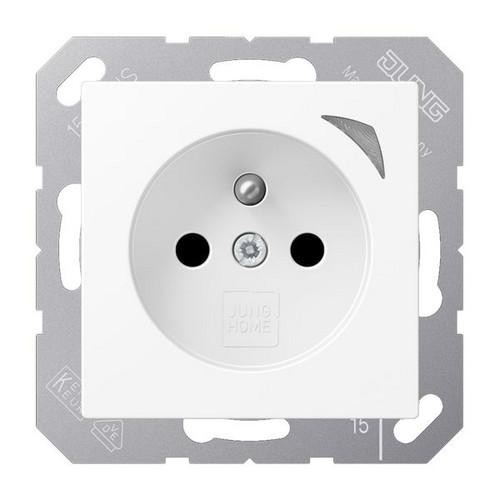 Розетка французская Jung BTA1521FSEWWM HOME Energy