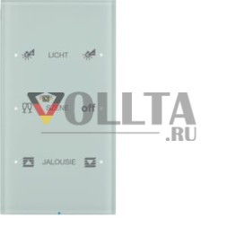 Berker 75143150 Сенсорный экран с 3-мя сторонами, комфортный, стекло, полярный белый Berker R.3